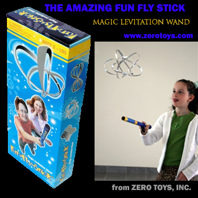 Fun Fly Stick Magic Electric Static Wand Science Kit Education Toys  Electric Static Wand 10 Flying Shapes Levitation Wand Toys